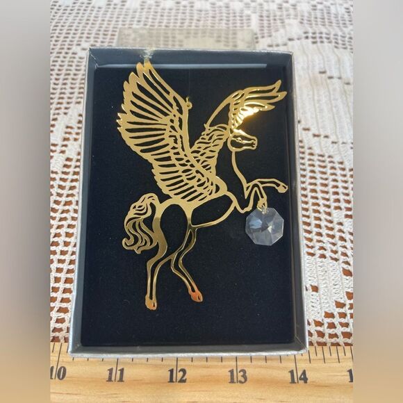 Vintage AURALIM 24k gold plated Christmas tree ornament || Christmas decorations - Picture 5 of 9